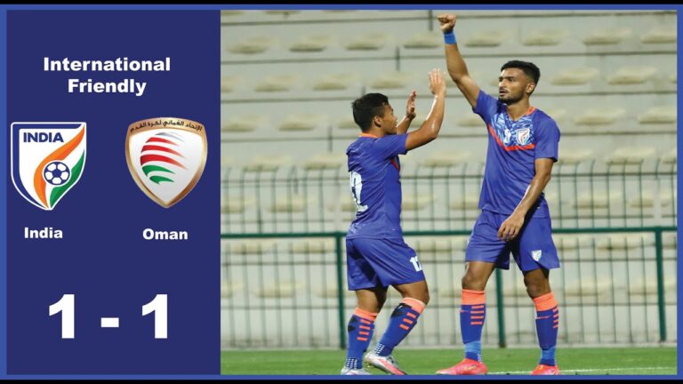India vs Oman ends in 1-1 draw, Bipin Singh scores equalizer after Chinglensana’s own goal